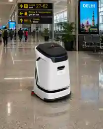 RIFE cleaning robot in mall