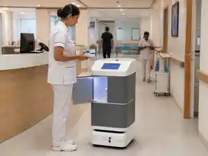 Hospital delivery robot