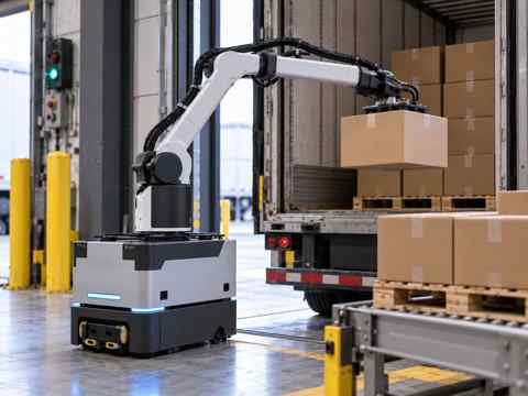 Cargo unloading robot